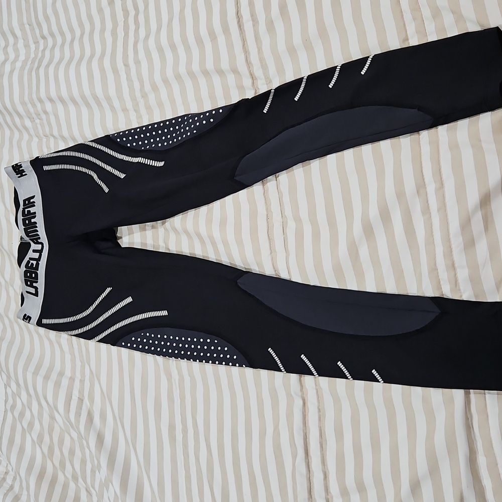 Labellamafia Hardcore Ladies Compression Gym Leggings Small #b570